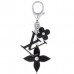 Louis Vuitton Black Fleur d'Epi Bag Charm M65084