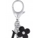 Louis Vuitton Black Fleur d'Epi Bag Charm M65084