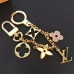 Louis Vuitton Fleur de Monogram Bag Charm Chain M65111