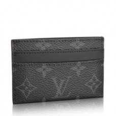 Louis Vuitton Double Card Holder Monogram Eclipse M62170