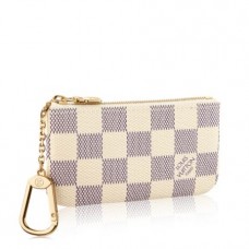 Louis Vuitton Key Pouch Damier Azur N62659