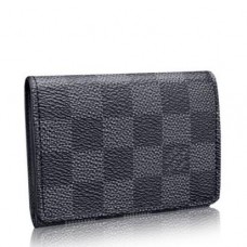 Louis Vuitton Enveloppe Carte De Visite Damier Graphite N63338