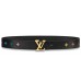 Louis Vuitton Black LV New Wave 35mm Belt M0078V