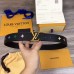 Louis Vuitton Black LV New Wave 35mm Belt M0078V