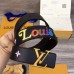 Louis Vuitton Black LV New Wave 35mm Belt M0078V