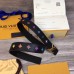 Louis Vuitton Black LV New Wave 35mm Belt M0078V