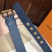 Louis Vuitton Signature 35mm Belt Monogram Denim M0175Q