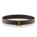 Louis Vuitton LV Initiales Belt Utah Leather M6902Q