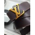 Louis Vuitton LV Initiales Belt Utah Leather M6902Q