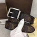 Louis Vuitton Reverso 40MM Belt Monogram Macassar M9007S