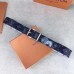 Louis Vuitton Reverso 40MM Belt Monogram Savane MP010S