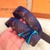 Louis Vuitton LV Initiales 40mm Belt Monogram Blue MP033S