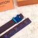 Louis Vuitton LV Initiales 40mm Belt Monogram Blue MP033S