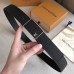 Louis Vuitton Metropole 35MM Belt Taiga Leather M0002S