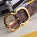 Louis Vuitton Mini 25MM Belt Damier Ebene M9744V