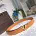 Louis Vuitton Essential V Belt VVN Leather M9025W