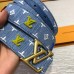 Louis Vuitton LV New Wave 35mm Belt Monogram Denim M0146U