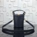 Louis Vuitton Black Calfskin Duffle Bag M53044