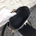 Louis Vuitton Black Calfskin Duffle Bag M53044