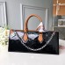 Louis Vuitton Black Sac Tricot Bag Monogram Vernis M44371