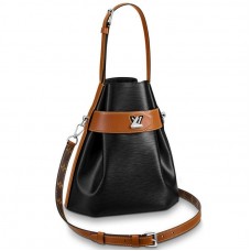 Louis Vuitton Black Twist Bucket Epi Leather M52804