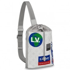 Louis Vuitton Chalk Sling Bag White Monogram M44629