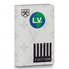 Louis Vuitton Pocket Organizer White Monogram M67817