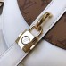 Louis Vuitton White Chantilly Lock Bag Reverse M43645