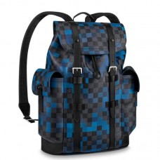 Louis Vuitton Christopher Backpack Damier Graphite Pixel N40063