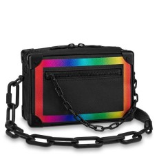 Louis Vuitton Mini Soft Trunk Bag Taiga Rainbow M30351