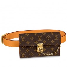 Louis Vuitton S Lock Belt Pouch MM Bag Monogram Canvas M68549