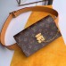 Louis Vuitton S Lock Belt Pouch MM Bag Monogram Canvas M68549