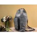 Louis Vuitton Drawstring Backpack Monogram Gray-black M44940