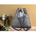 Louis Vuitton Drawstring Backpack Monogram Gray-black M44940