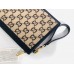 Gucci Portfolio Pouch Bag In Beige GG Wool