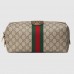 Gucci Beige Ophidia GG Supreme Toiletry Case