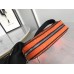 Gucci Off The Grid Belt Bag In Orange GG Nylon