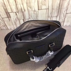 Gucci Medium Briefcase In Black Signature Leather
