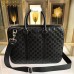 Gucci Large Briefcase In Black Signature Leather