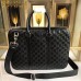 Gucci Large Briefcase In Black Signature Leather