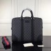 Gucci Men's Briefcase In Black GG Supreme Canvas