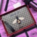 Gucci Bee Print GG Supreme Portfolio Pouch