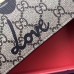 Gucci Bee Print GG Supreme Portfolio Pouch