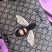 Gucci Bee Print GG Supreme Portfolio Pouch