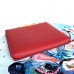 Gucci Red Print Leather Medium Portfolio