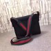 Gucci Black Techno Canvas Messenger Bag