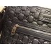 Gucci Black Signature Leather Messenger Bag