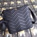 Gucci Black GG Marmont Messenger Bag
