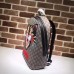 Gucci Angry Cat Print GG Supreme Backpack