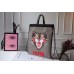 Gucci Angry Cat Soft GG Supreme Drawstring Backpack